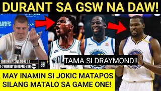 Ito inamin ni Joker sa interview matapos matalo sa Game 1 | KD at Steph ulit! Matalino tlga si Dray.