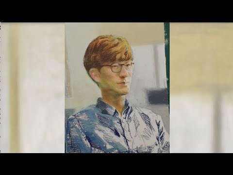 Portrait <strong>Drawing</strong> with Oil <strong>Pastel</strong>  | 오일 파스텔 인물화, 인물드로잉, 파스텔화