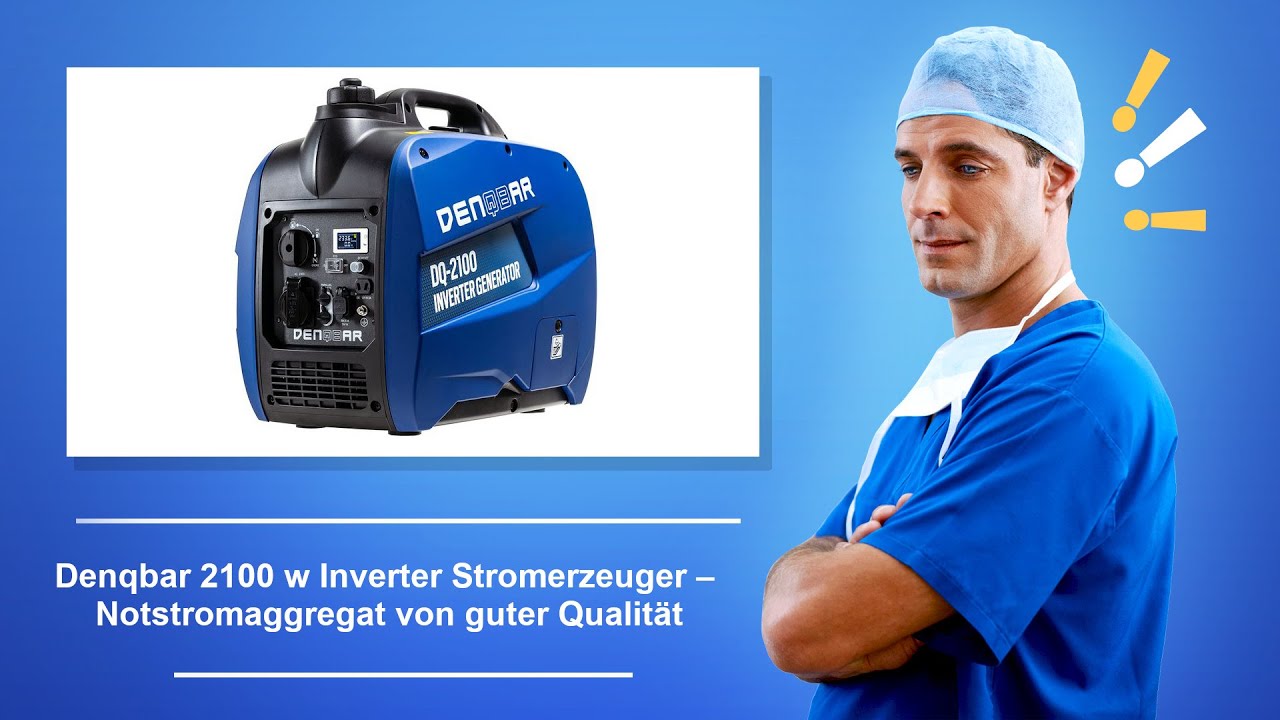 🚑 Denqbar 2100 w Inverter Stromerzeuger – Notstromaggregat von guter  Qualität 