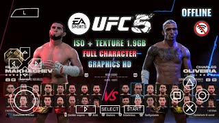 UFC 5 Mobile PPSSPP Android Offline Mod UFC 2010 | NEW VERSION 2024 | Full Character | Gameplay
