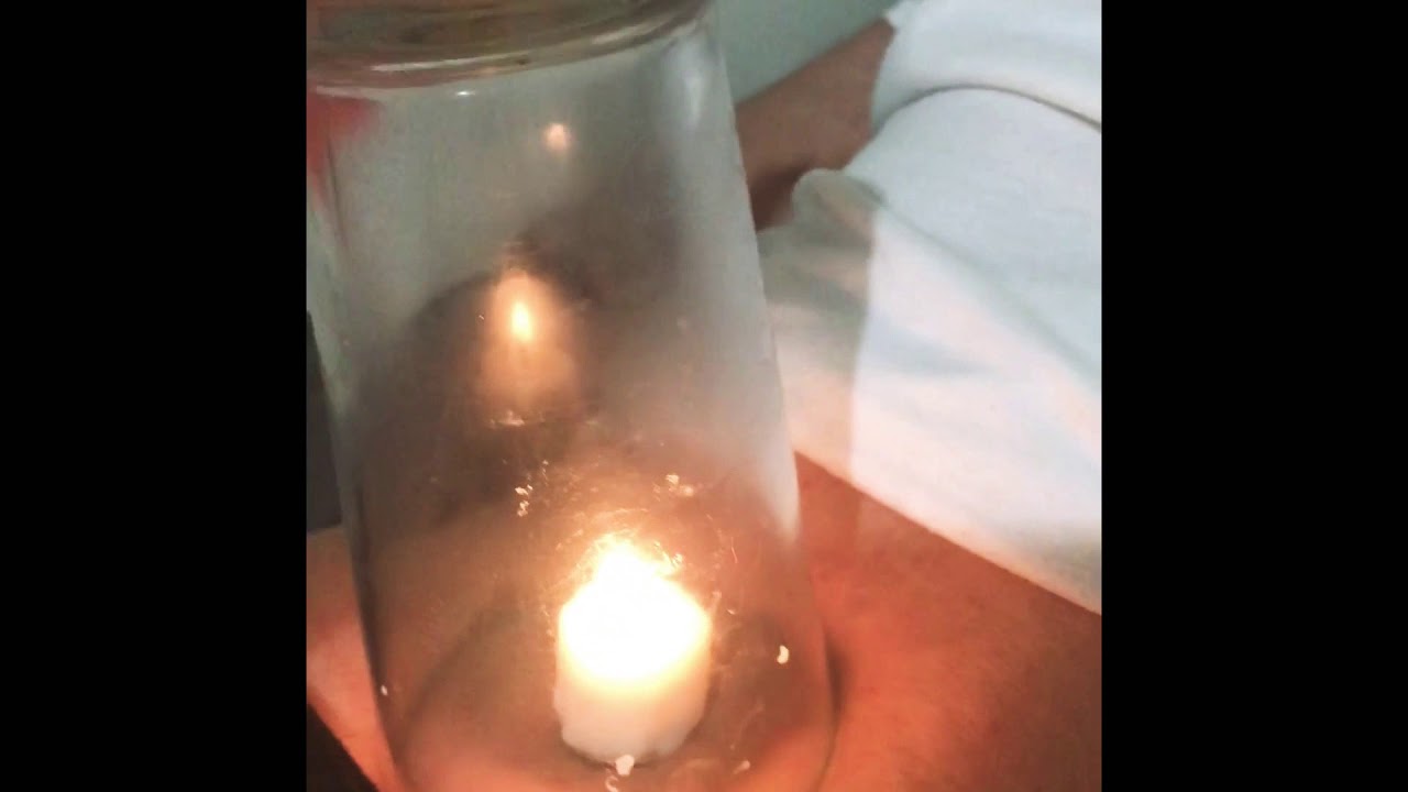 Como sacar un aire de la espalda con una vela y un vaso!!! - YouTube