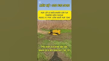 MÁY CẮT CỎ ĐIỀU KHIỂN THÔNG MINH ĐỘNG CƠ YUCHAI CÔNG NGHỆ NHẬT BẢN#máynôngnghiệp #maycatco #shorts