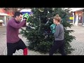 Compilation of mitt work as part of personal training from Body Kinetics using boxing techniques to improve fitness and conditioning.