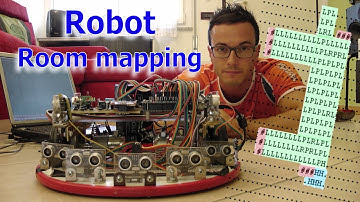 Arduino robot, room mapping.