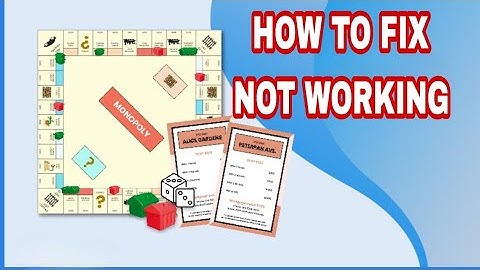 How To Fix Not Working On Monopoly Go App