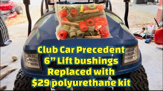 Using an OEM polyurethane bushing kit on a 6” ASM lift. Club Car Precedent by HammerWrench Renovations 147 views 1 month ago 24 minutes