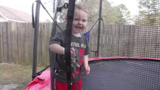 Cool Kid Trampoline Tricks