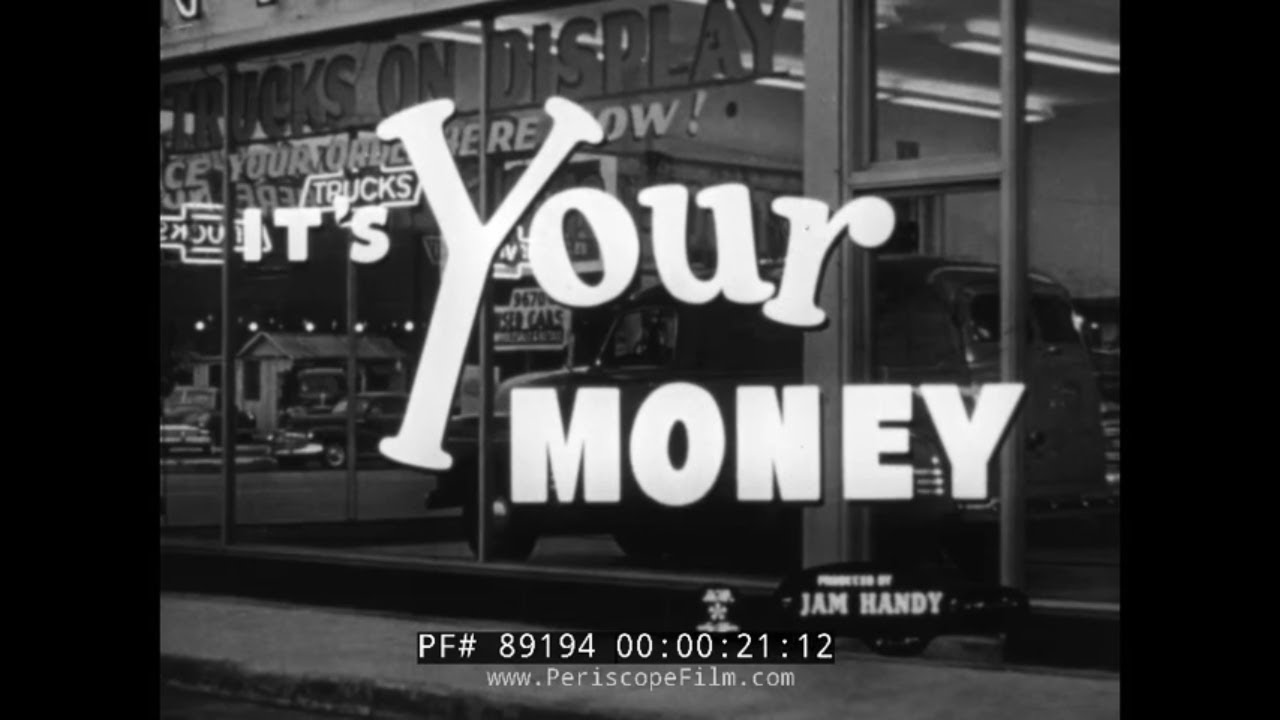 Фильм о продаже пикапа Chevrolet Advance Design 1950-х годов «Это ваши деньги» 89194