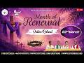 LIVE Month Of Renewal 23 March 2026 Divine UK