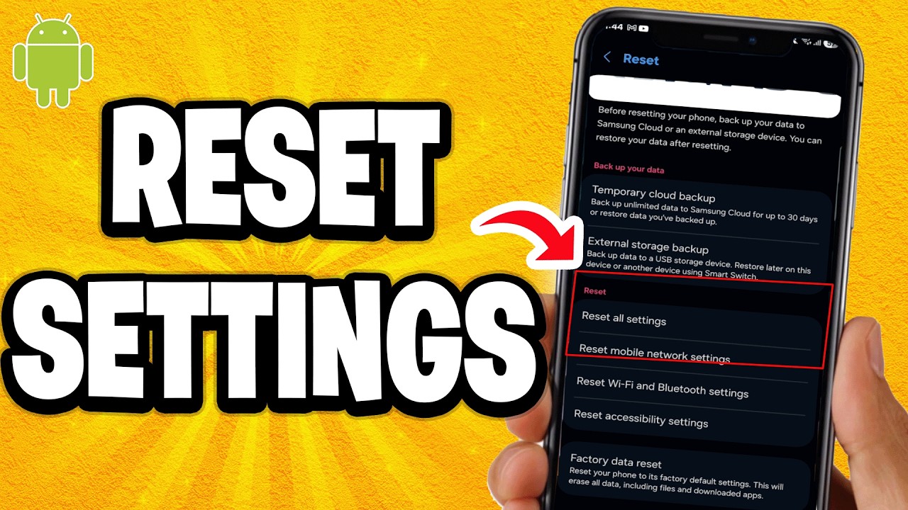 How to Reset All Settings on Android (Best Method) - YouTube