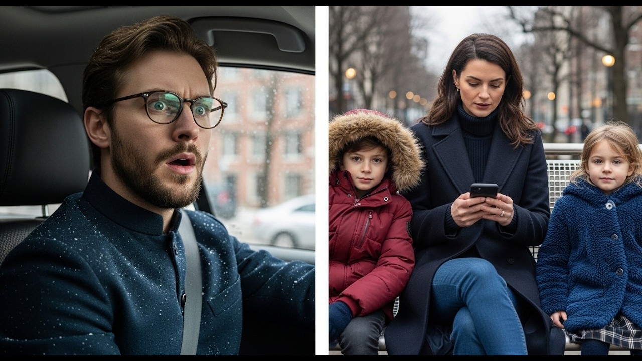 Multimillonario queda en shock al ver a su ex y gemelos rogando refugio en el frío