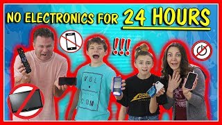 24 HOURS NO TECHNOLOGY NO POWER! | We Are The Davises