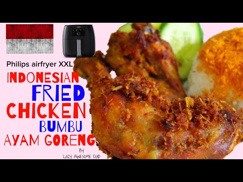 Easy Indonesian Fried Chicken wings recipe in Philips AirFryer XXL (Bumbu Ayam Goreng Cap IBU)