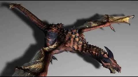 SKYRIM Dragons 3D models (.c4d)