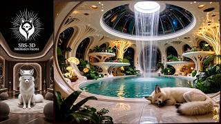 Space garden meditation room  | 1h Eurorack ASMR in 4K SBS-3D screenshot 5