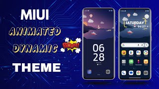 Dynamic Animated MIUI Theme 2025 🔥 | Auto Morning to Night Wallpaper & Lock Screen #miuithemes  screenshot 4