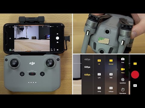 DJI Mavic Air 2 – Einrichten, Fly App & empfohlene Position des Drohnen Kennzeichen // DEUTSCH