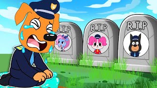 Goodbye Papillon !! Don't Leave Me Alone ..??! So Sad Story | Sheriff Labrador Police Animation