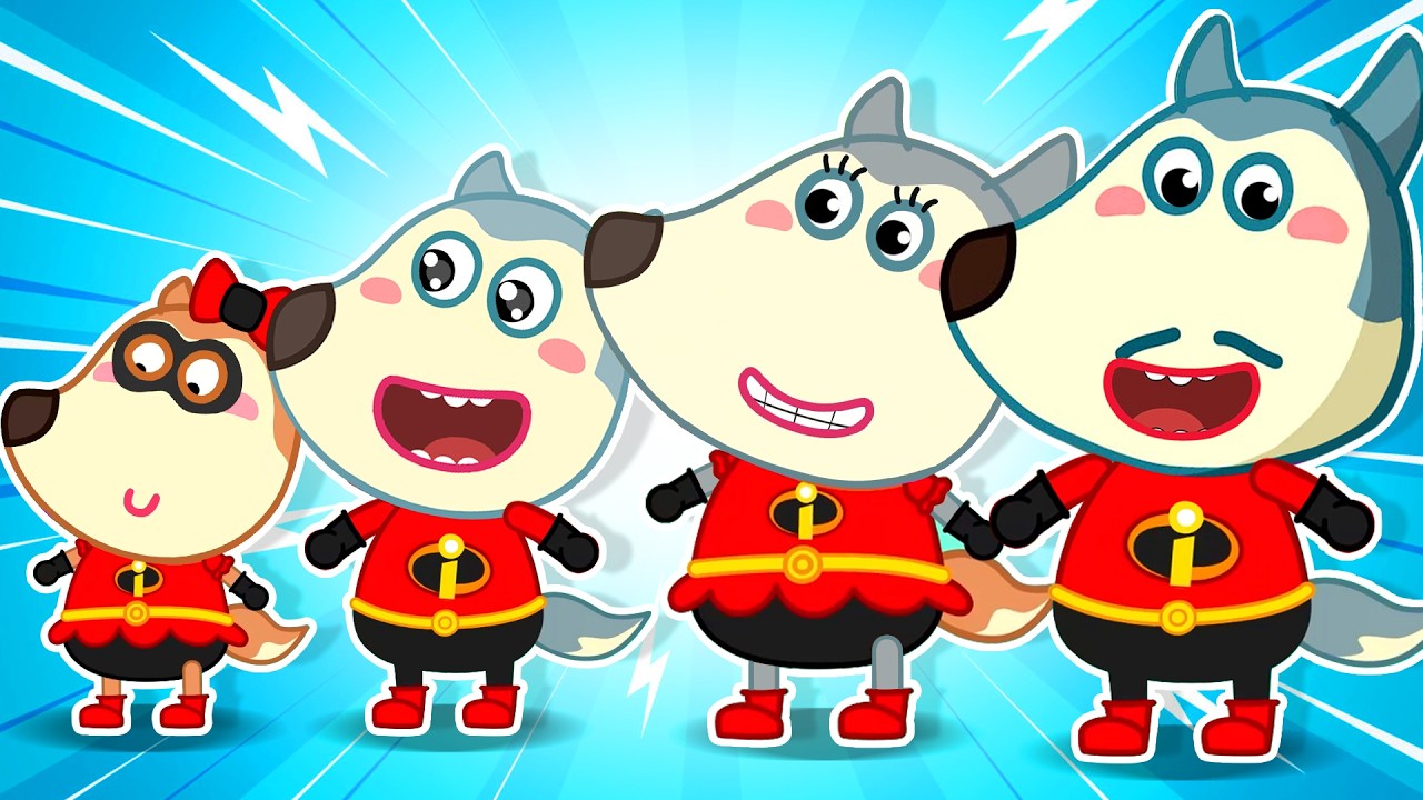 Wolfoo | Familia de superhéroes 🦸‍♂️👨‍👩‍👧‍👦 Videos para Niños 🦸‍♂️♻️👾 Cuentos para Niños de Wolfoo
