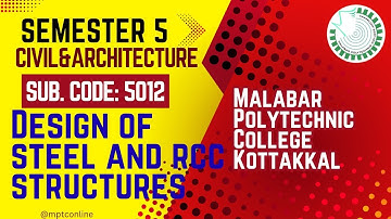 5012 | Design of Steel and RCC Structures | PART I | CIVIL ENGINEERING & ARCHITECTURE