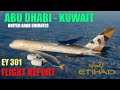 ETIHAD AIRWAYS | AIRBUS A320-200 | Abu Dhabi to Kuwait [AUH-KWI] | EY 301