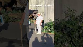 Spotting John Hammond from Jurassic Park at Universal Studios Hollywood #fanfestnights #jurassicpark