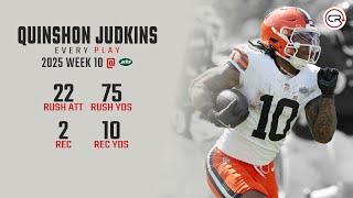 Quinshon Judkins Week 10 Highlights Every Run, Target, And Catch Vs Jets