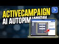 How to setup ActiveCampaign AI to generate sequences and automate follow-ups - Full Guide
