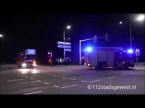 Brandweer Middelburg gaat met spoed eruit voor een schoorsteenbrand