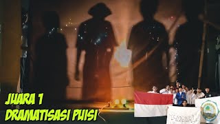 JUARA DRAMATISASI PUISI HARI SANTRI NASIONAL - TIDAK ADA YANG NYANGKA SE NIAT ITU PERSIAPANNYA