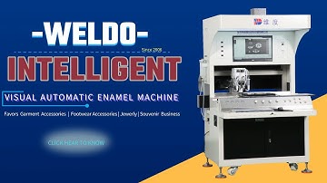 How to enamel logo letters | Weldo Intelligent Visual Painting Machine