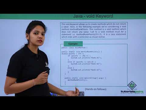 Video: Hvad er brugen af void nøgleord i Java?