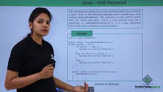 Java - Void Keyword