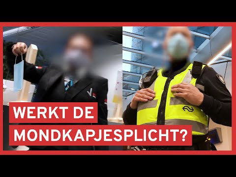 HANDHAVER GRIJPT IN VANWEGE NIET DRAGEN MONDKAP | BONDGENOTEN