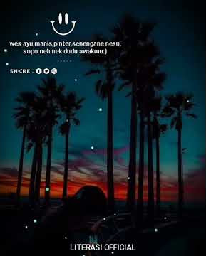 STORY WA 30 DETIK TERBARU 2021 || Karna ada ko || LITERASI 