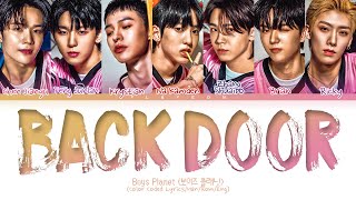 [Boys Planet] G-GROUP 'Back Door (original: Stray Kids)' Lyrics (Color Coded Lyrics)