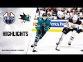 NHL Highlights | Oilers @ Sharks 11/19/19