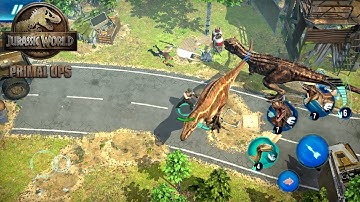 T-REX BOSS EVENT - Jurassic World Primal Ops - Gameplay ACT 2   CHAPTER 4 (iOS, Android) Part 19