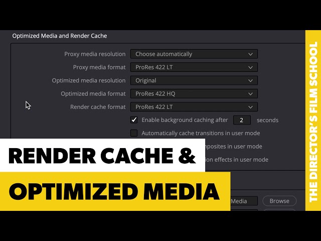 How to Use Render Cache and Optimized Media | DaVinci Resolve class=