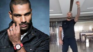 Shikhar Dhawan's Bhangra dance with his son