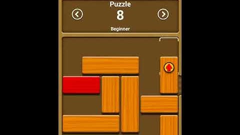 Unblock me Relax mode Puzzle 8 - Walkthrough