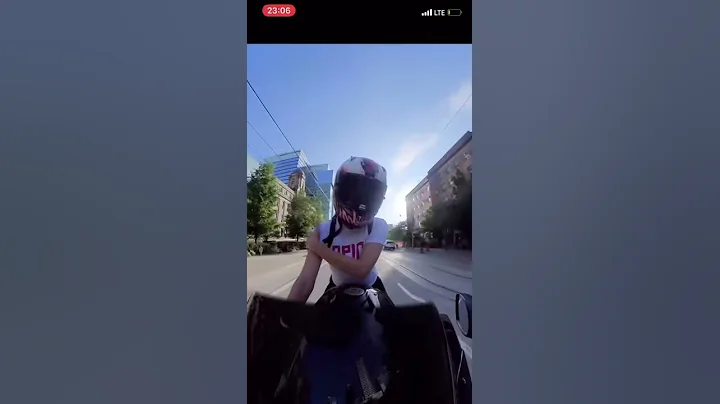 Girl rides and crashes bike compilation #shorts