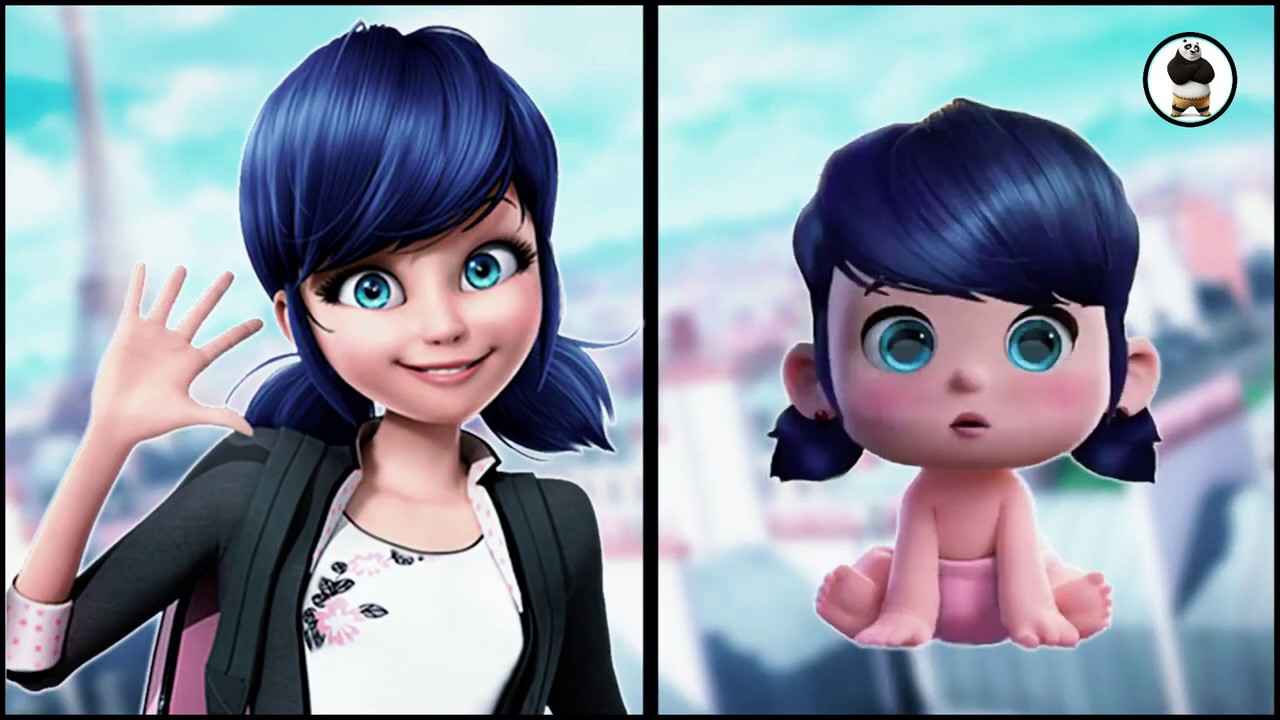 Ladybug And Cat Noir as Baby drawing - All Characters ������ 2020 | PGaming999 - YouTube