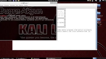 Kali Linux Video Editor Kurulumu | Pitivi