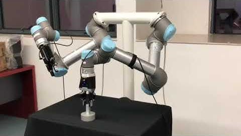 Dual-arm robot manipulation with AG-95L and DH-3 grippers by DH-Robotics