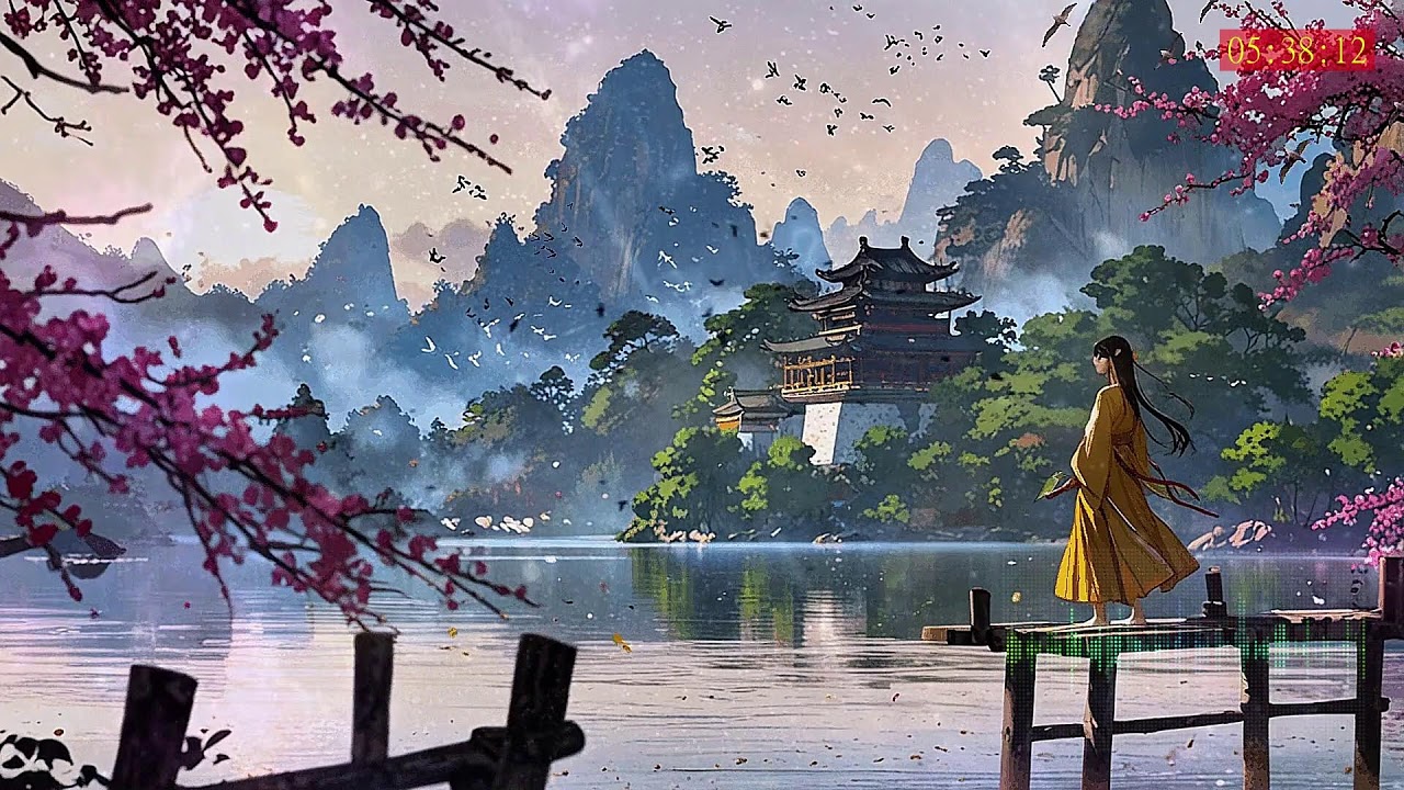 Gentle Bamboo Flute with Guzheng for Deep Rest