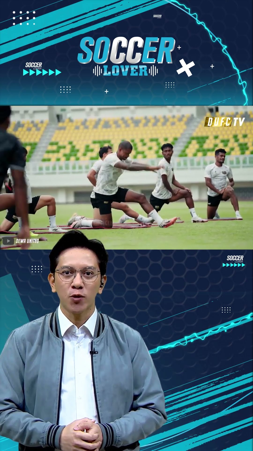 Pemain Dewa United menjalani latihan di Banten International Stadium #shorts