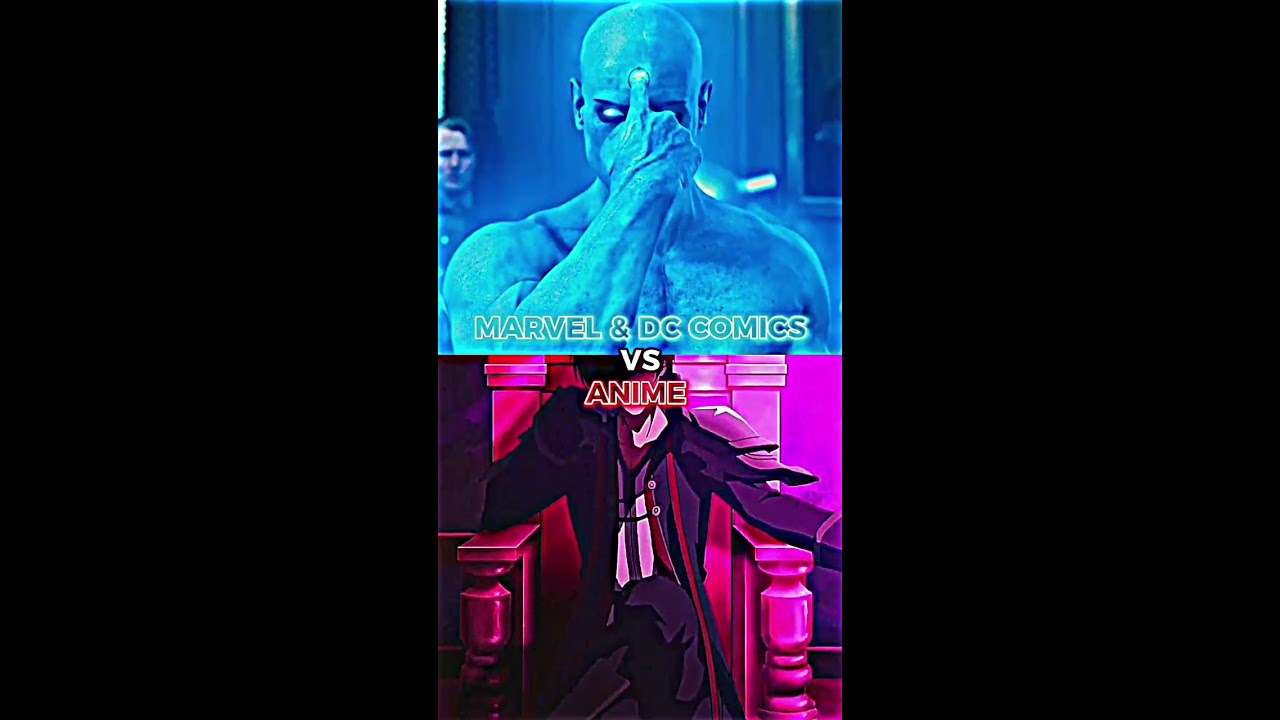 Marvel DC Vs ANIME Dc Anime Viral Shorts