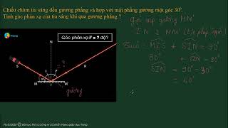 VẬT LÝ 7| BÀI TẬP TÍNH GÓC PHẢN XẠ CỦA GƯƠNG PHẲNG screenshot 5
