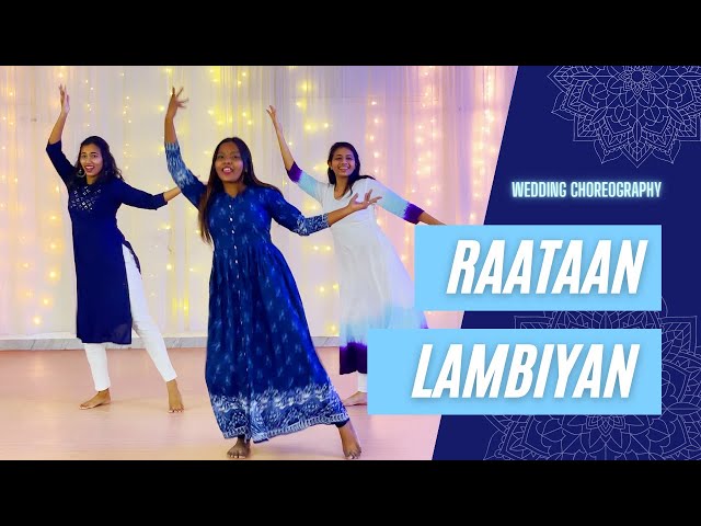 Raataan Lambiyan Dance Cover || Niyat Wedding Choreography class=